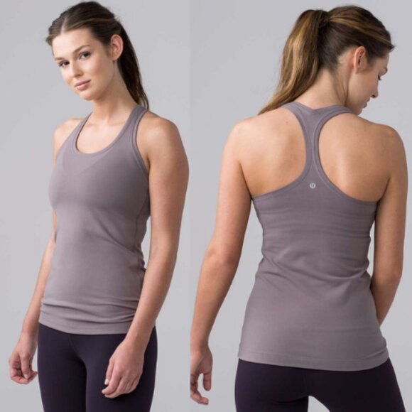 lululemon athletica Lululemon Cool Racerback II Galaxy Grey Tank 2314 - Picture 1 of 6